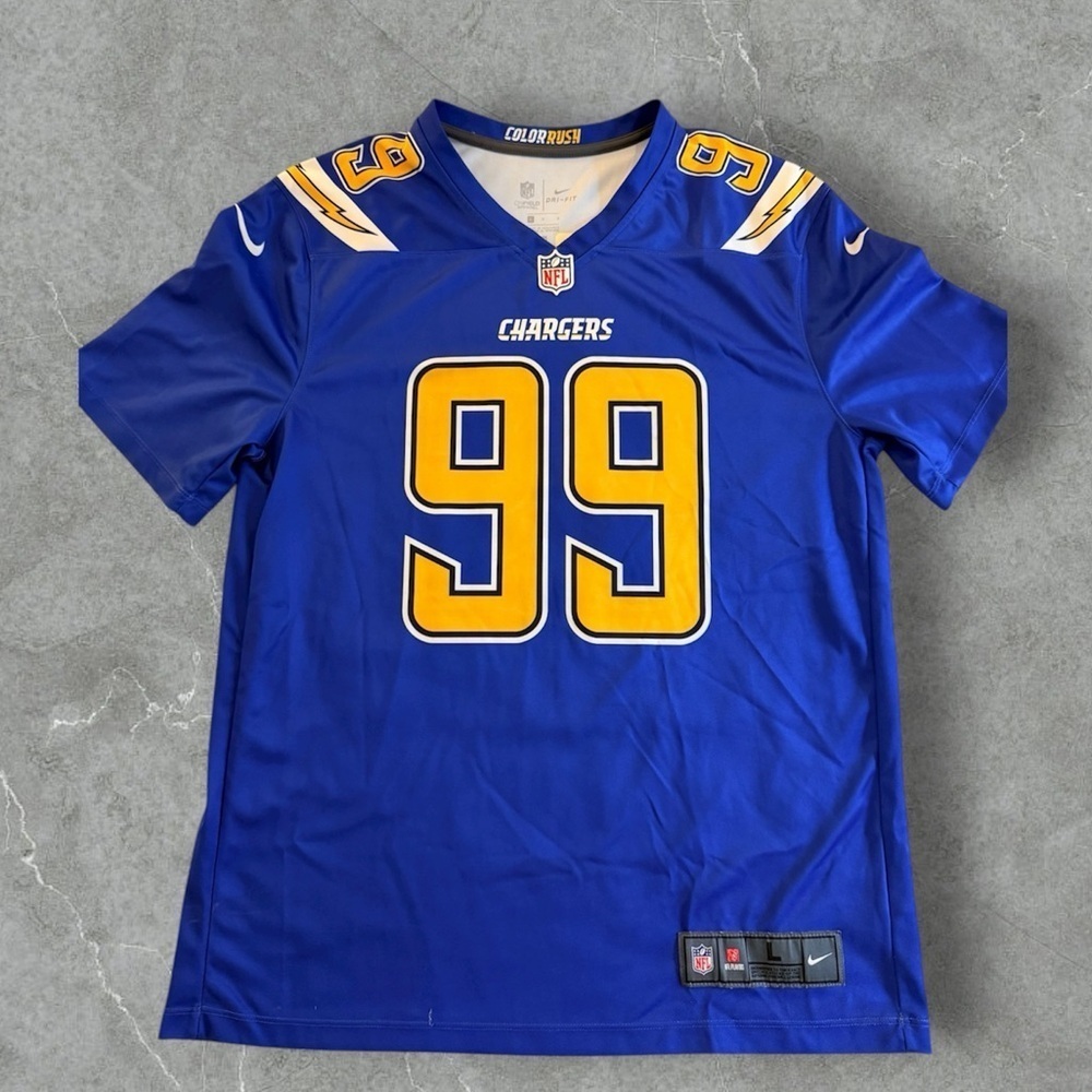 Nike Los Angeles Chargers Joey Bosa #99 Color Rush NFL Jersey Size L